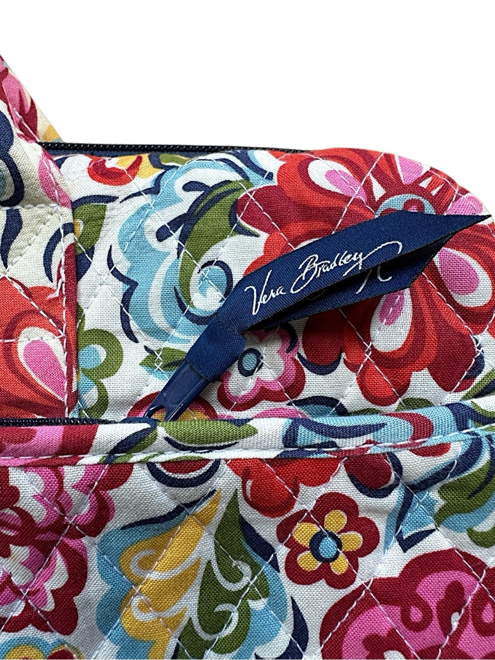 VERA BRADLEY 17” HARD SHELL QUILTED LAPTOP CASE PORTFOLIO HOPE GARDEN - Picture 5 of 15
